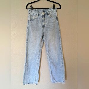 H&M High Waist Wide Leg Jean